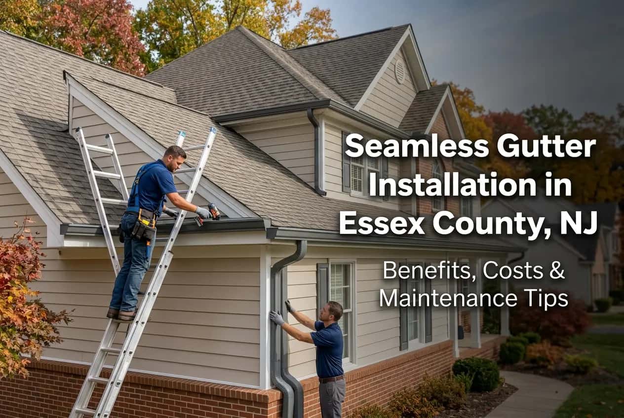 Seamless Gutter Installation in Essex County, NJ